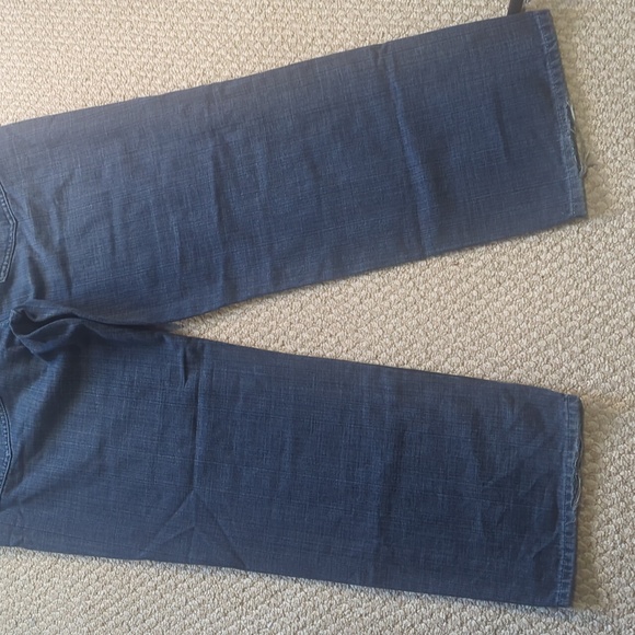 Basic Code 38 34 jeans blue jeans casual worn distressed men's jeans - Picture 9 of 14